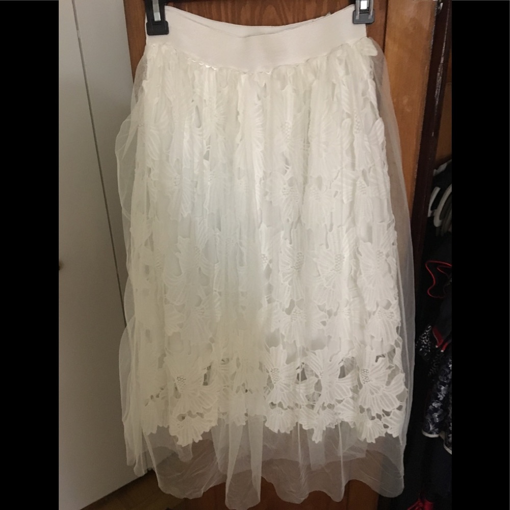 Gorgeous Skirt! Size 0-4, elastic waistband